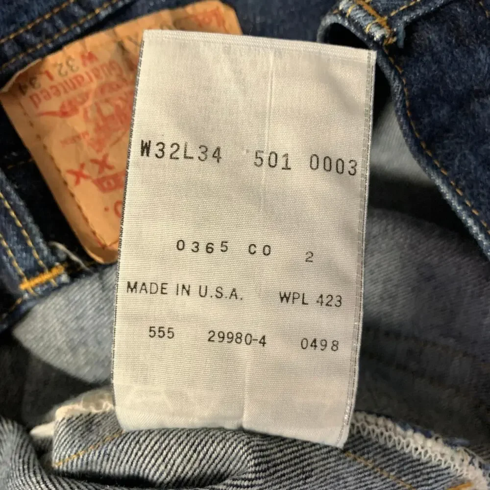 Levis levi 501xx